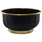 Black/Gold Line Vase