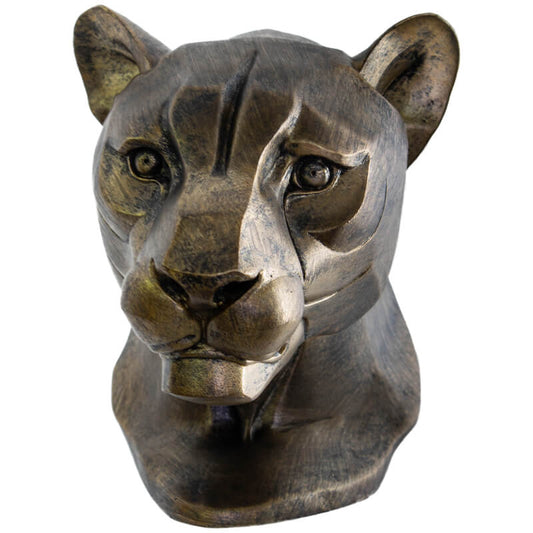 Gold Lioness Head
