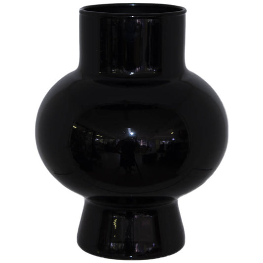 Black Saturn Vase