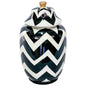 Black/White Zigzag Jar/Lid