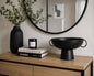 Black FTD Handled Vase
