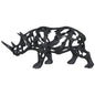 Black Rhino Sculptured