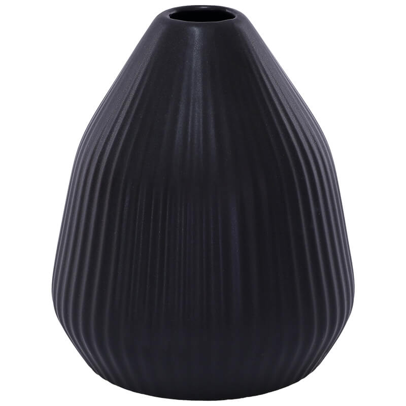 Satin Black Coachelle Vase